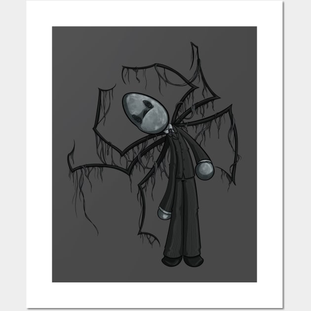 Slender Man Wall Art by Thedustyphoenix